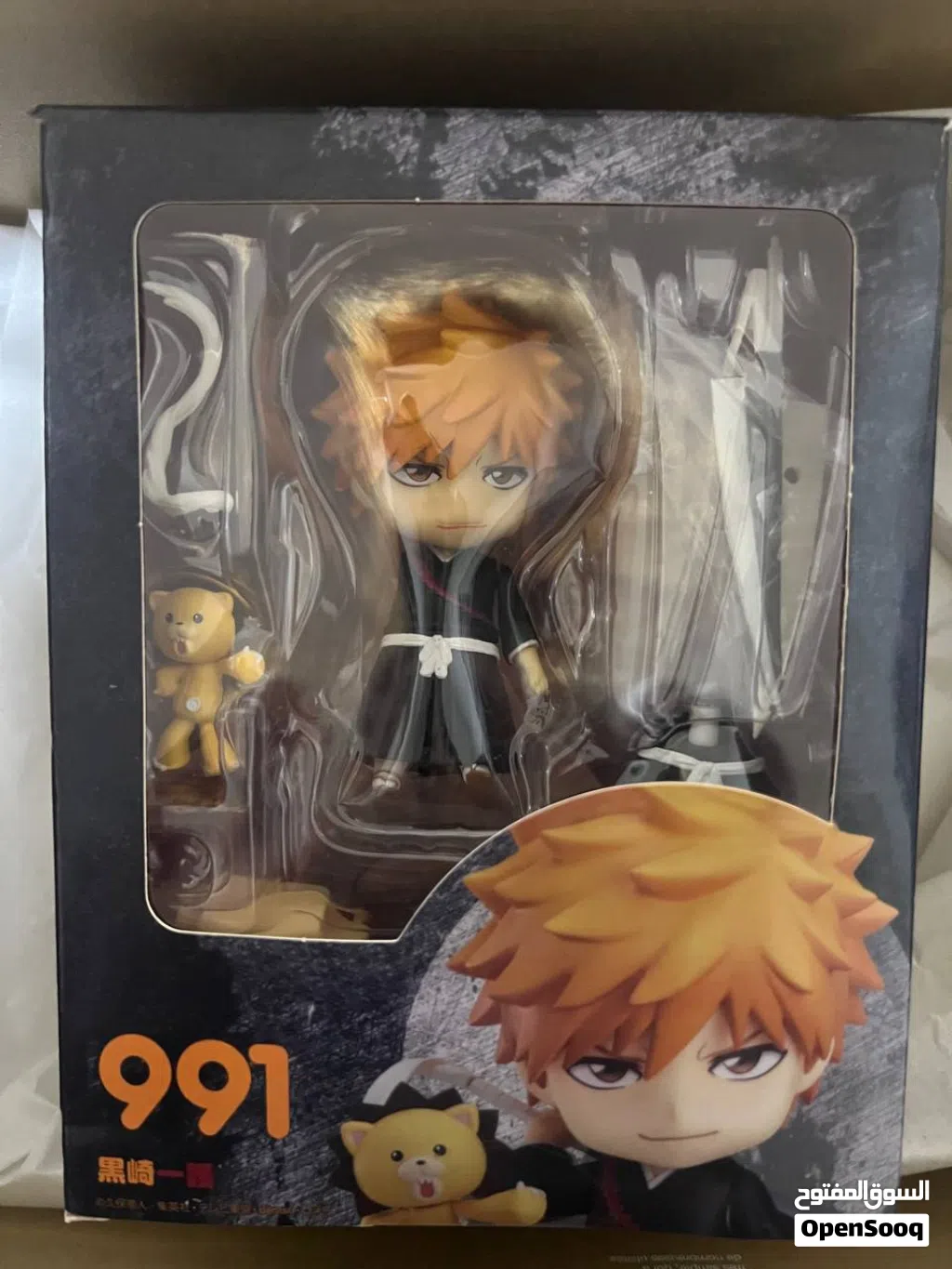 مجسم ايتشيغو من انمي بليتش (يغير وجوه و ايدي) Ichigo Anime Bleach Action Figure