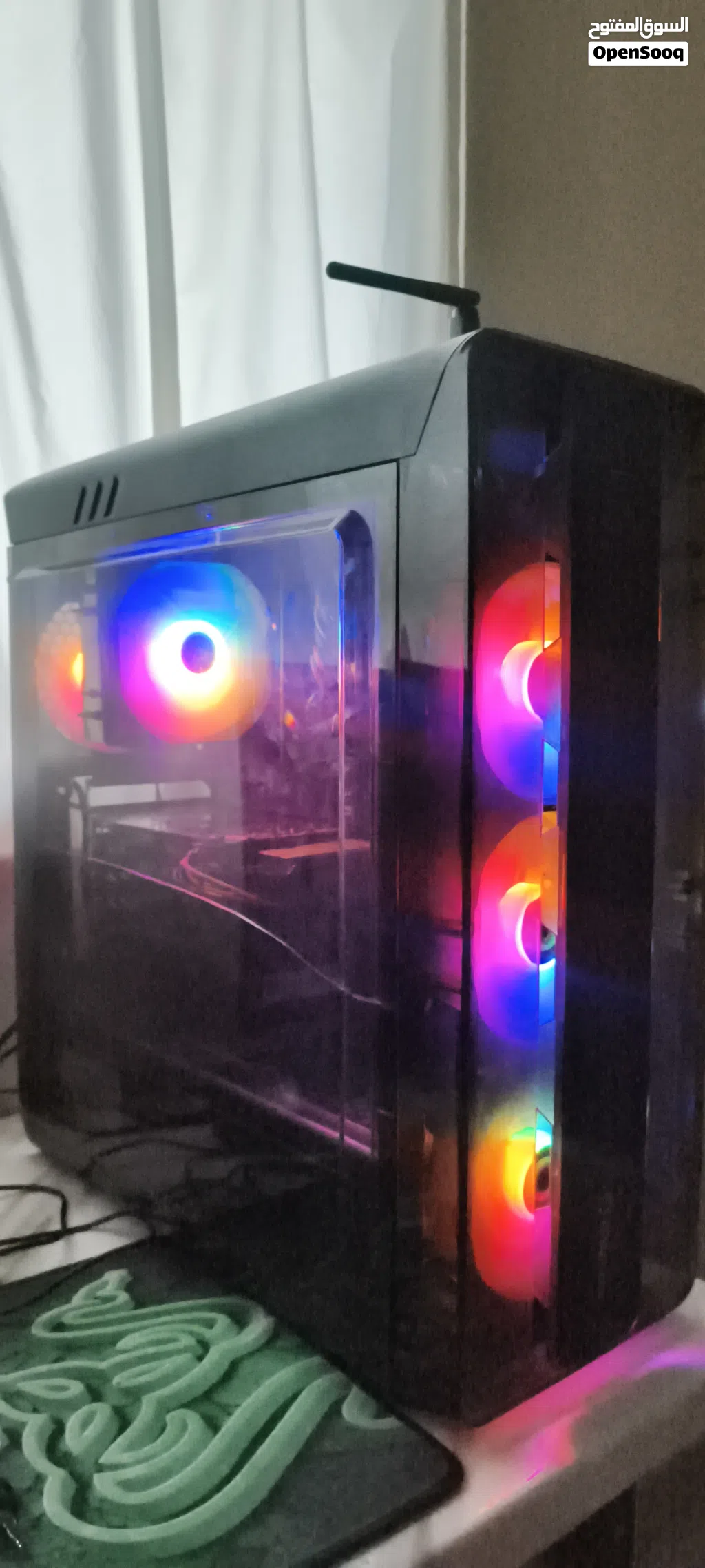 Budget Cheap Gaming Pc With all accessories and Monitor Gtx 1660 Ti 6GB I7-4th 8 gb ram 256 ssd 500
