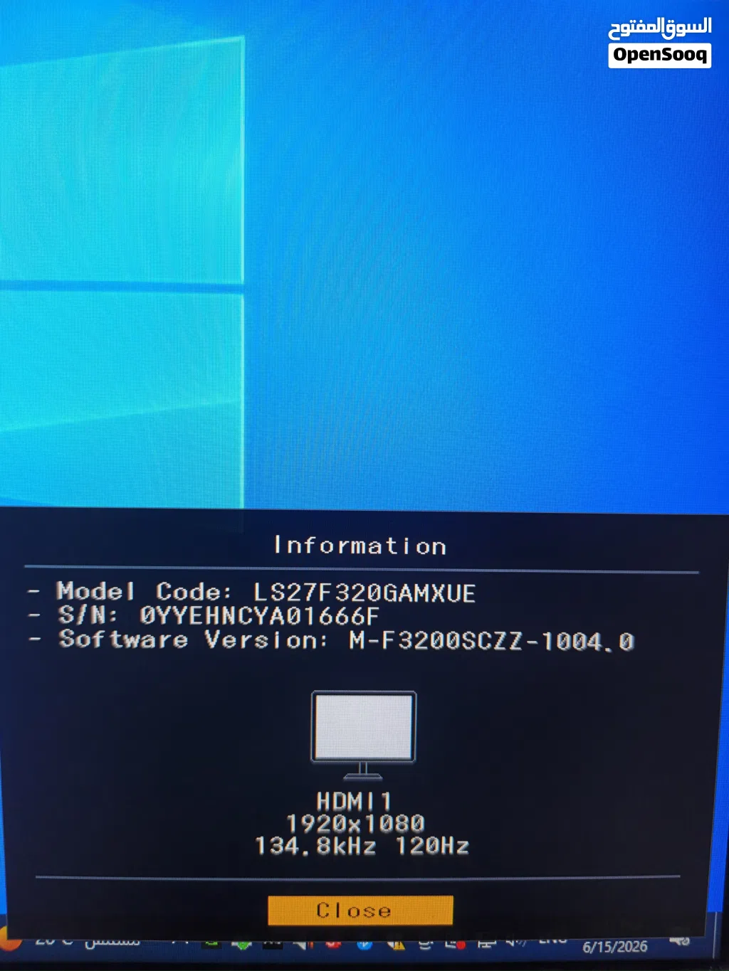 شاشة 120hertz ips 27inch monitor