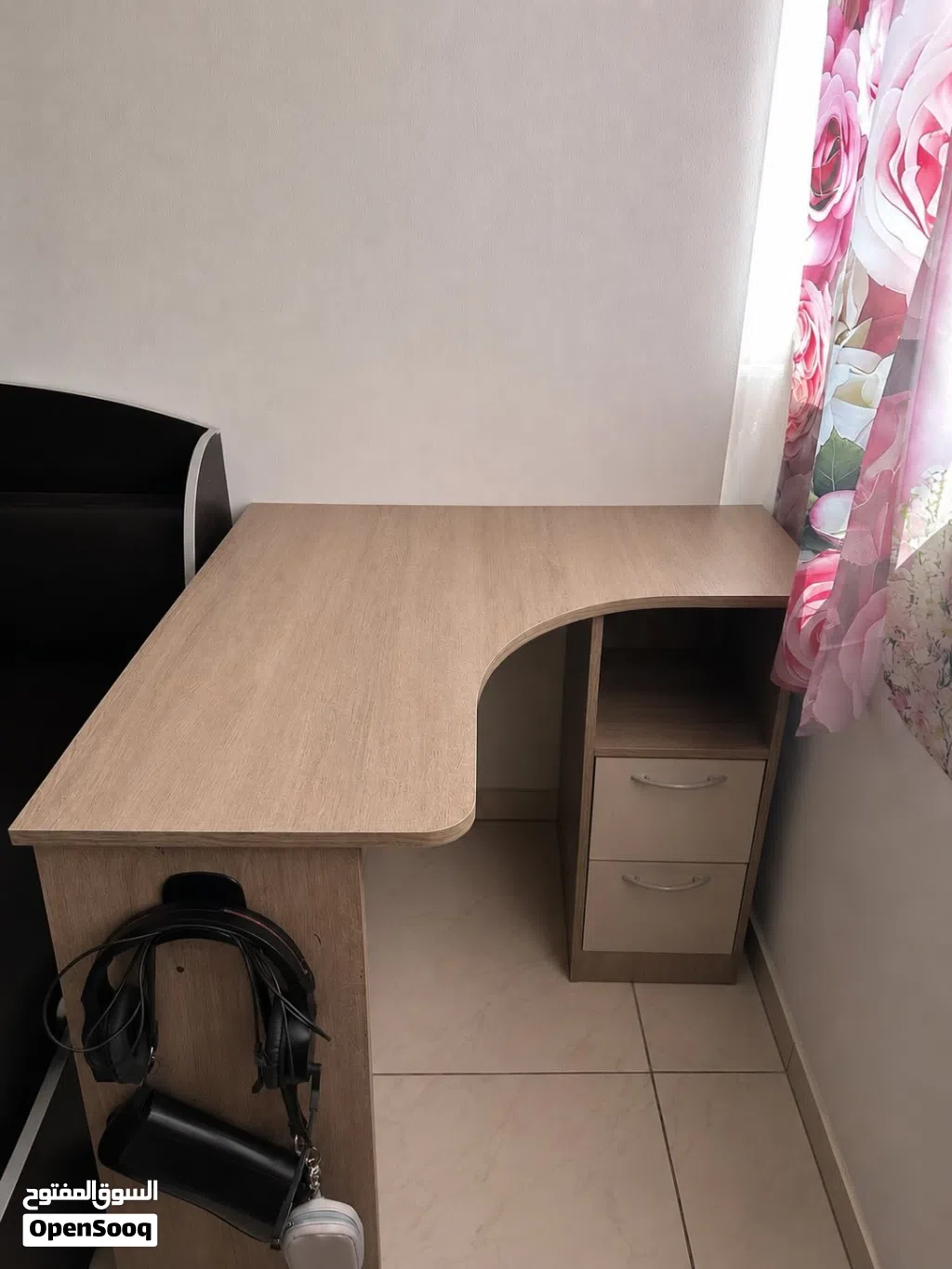 l shape study table