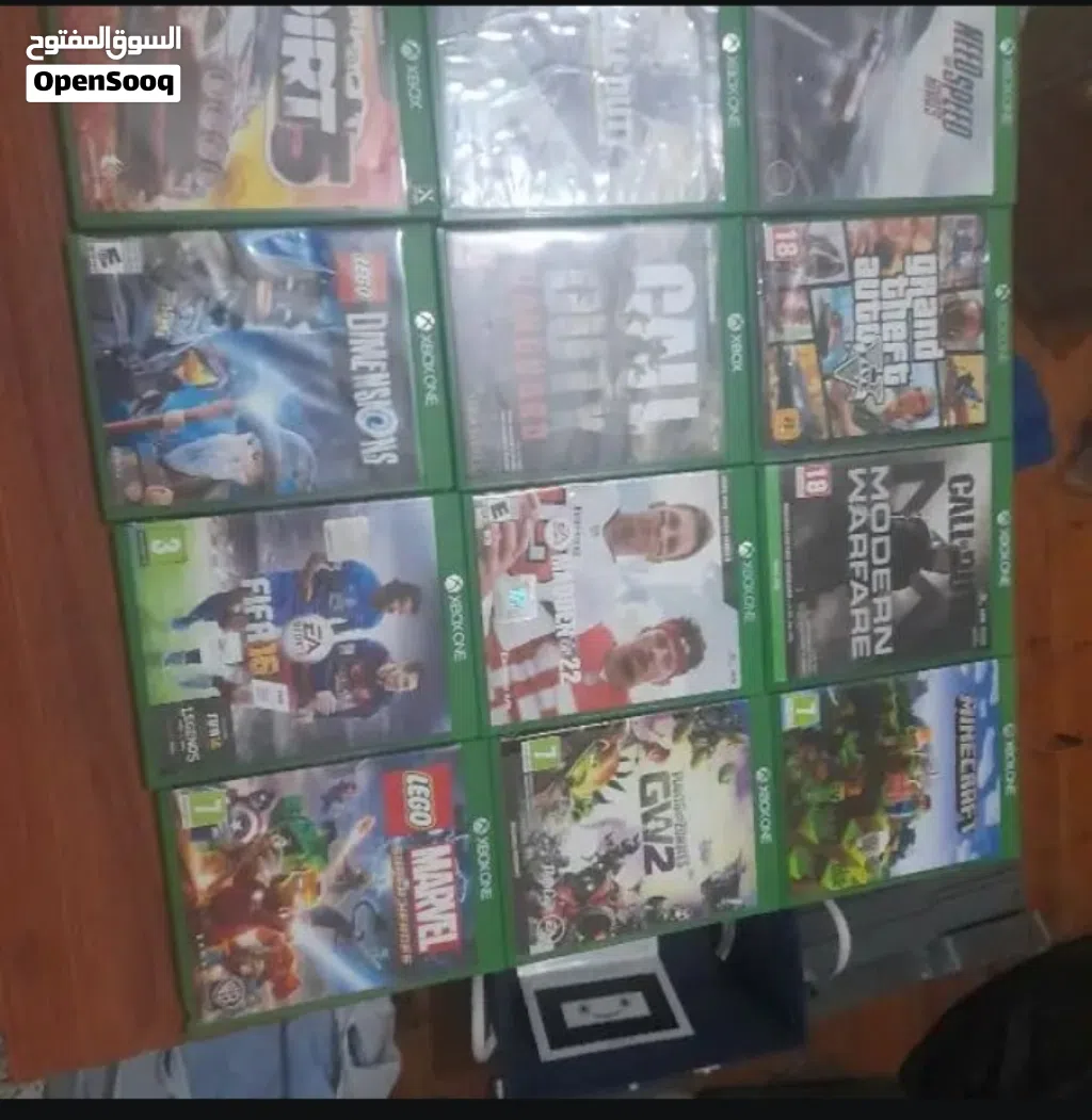 العاب اكس بوكس 1 حاله نظيفه جدا وي اكس بوكس 360