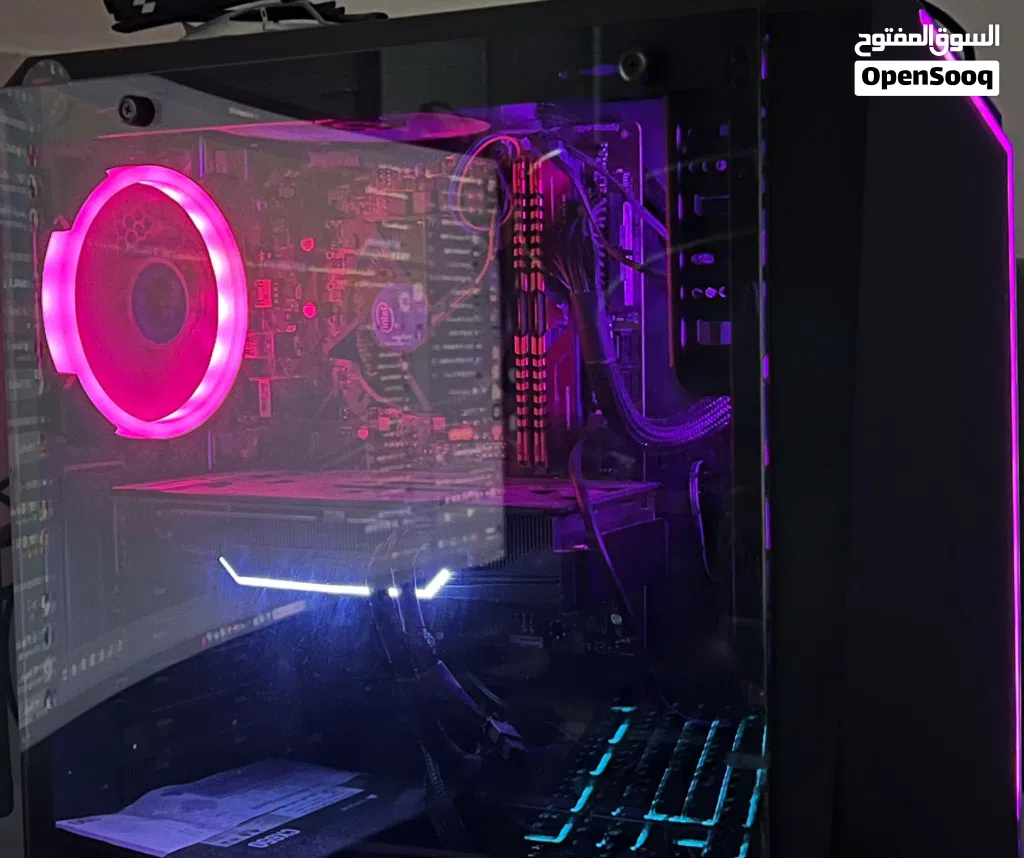 بيسي للبيع مستعمل المواصفات المعالج انتلi5 الجيل العاشر الكرت rtx2060supr