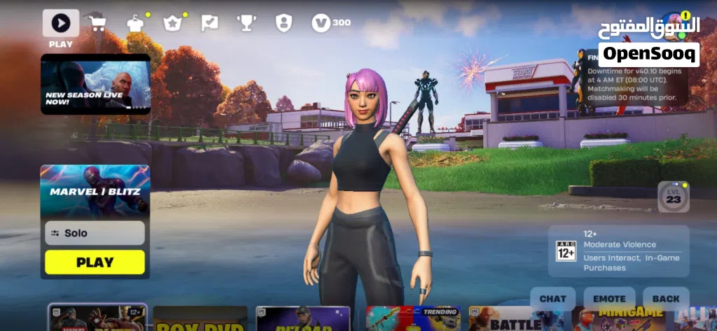 حساب Fortnite نادر