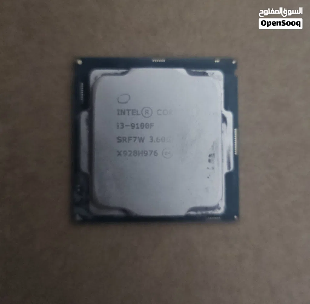 معالج i3 9100f بحاله شبه جديد