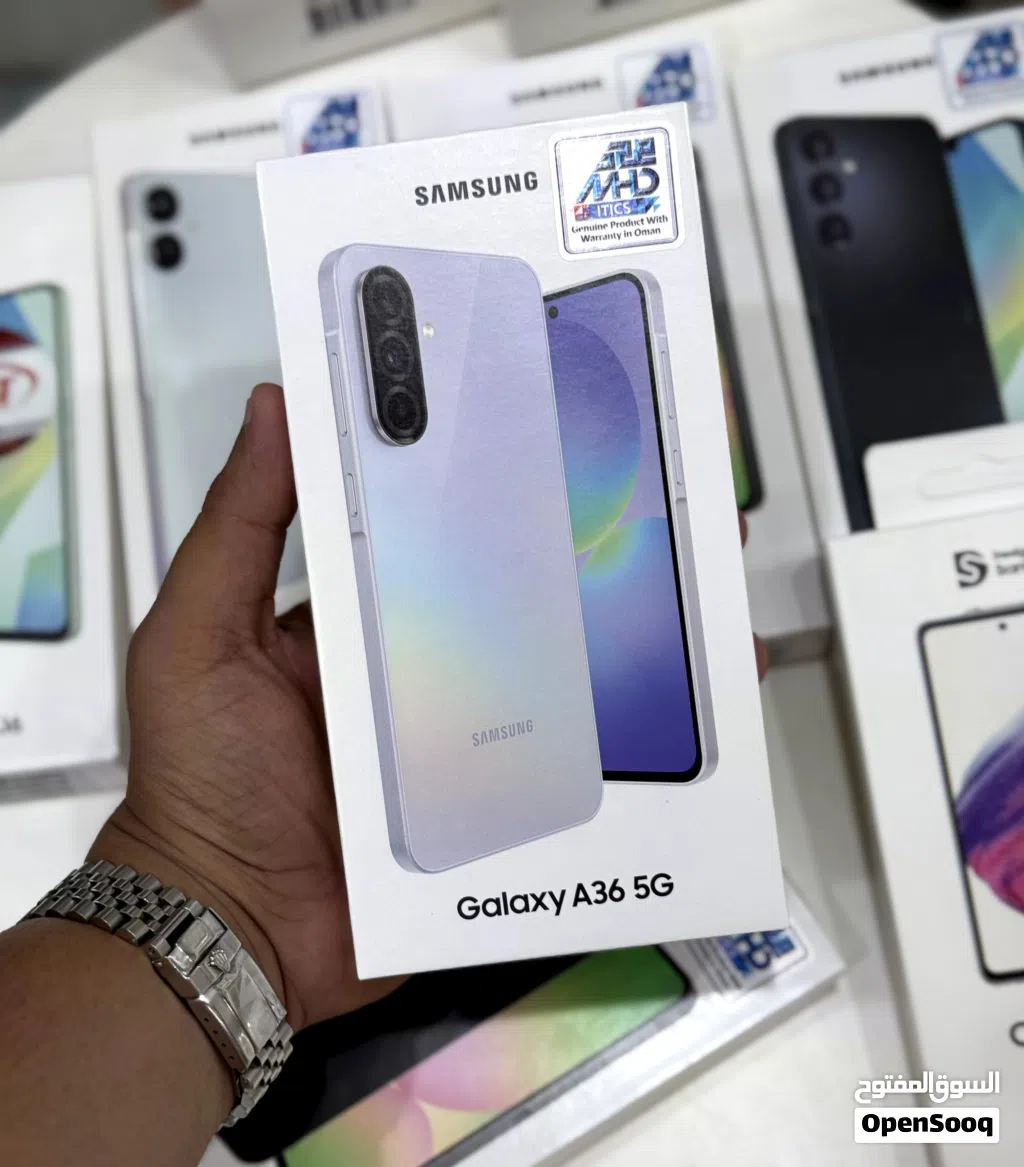 عرض خاص : Samsung A36 5G 256GB - جديد - ضمان وكيل سنة هاتف بمواصفات قوية و بأقل سعر من دكتور فون