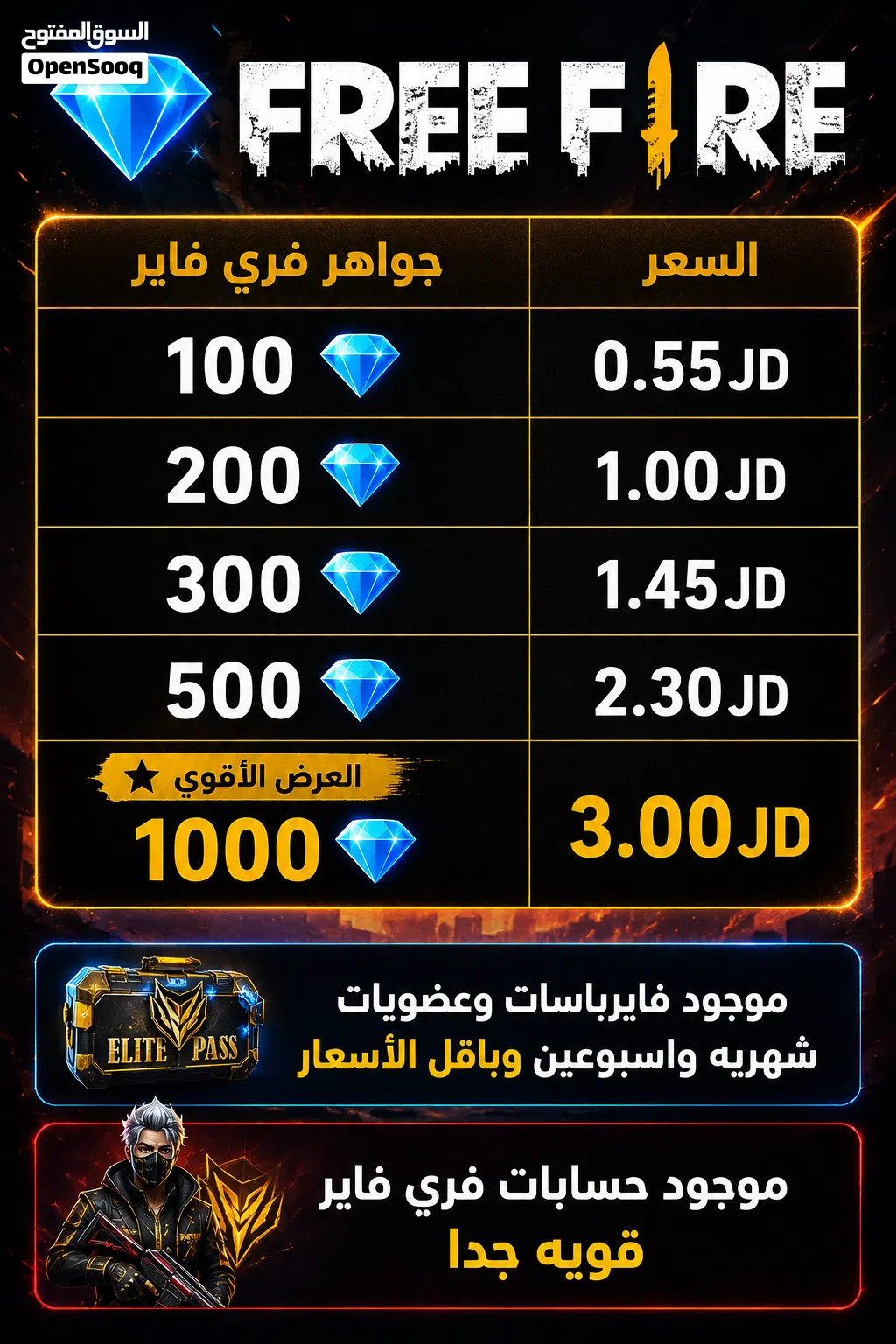 شحن فير فاير