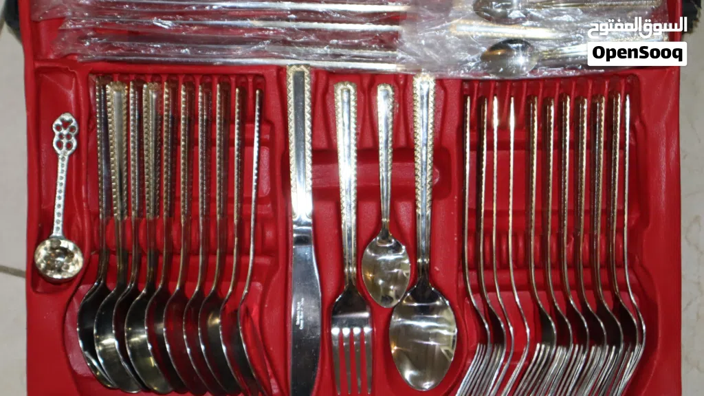 Solingen cutlery with gold plating