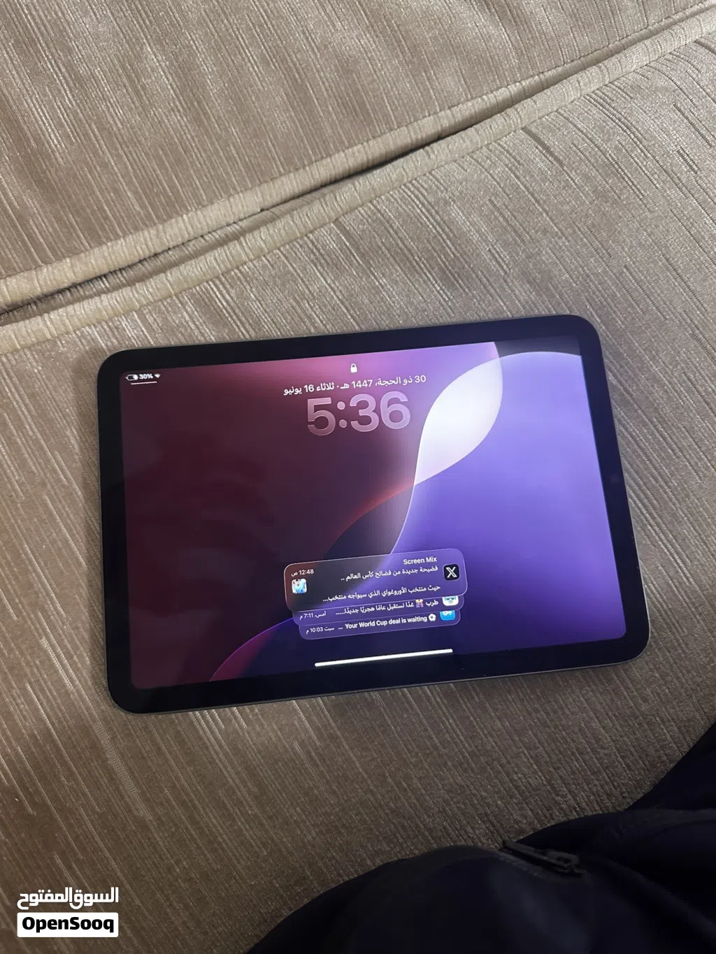 ايباد 6 مني استعمال نضيف