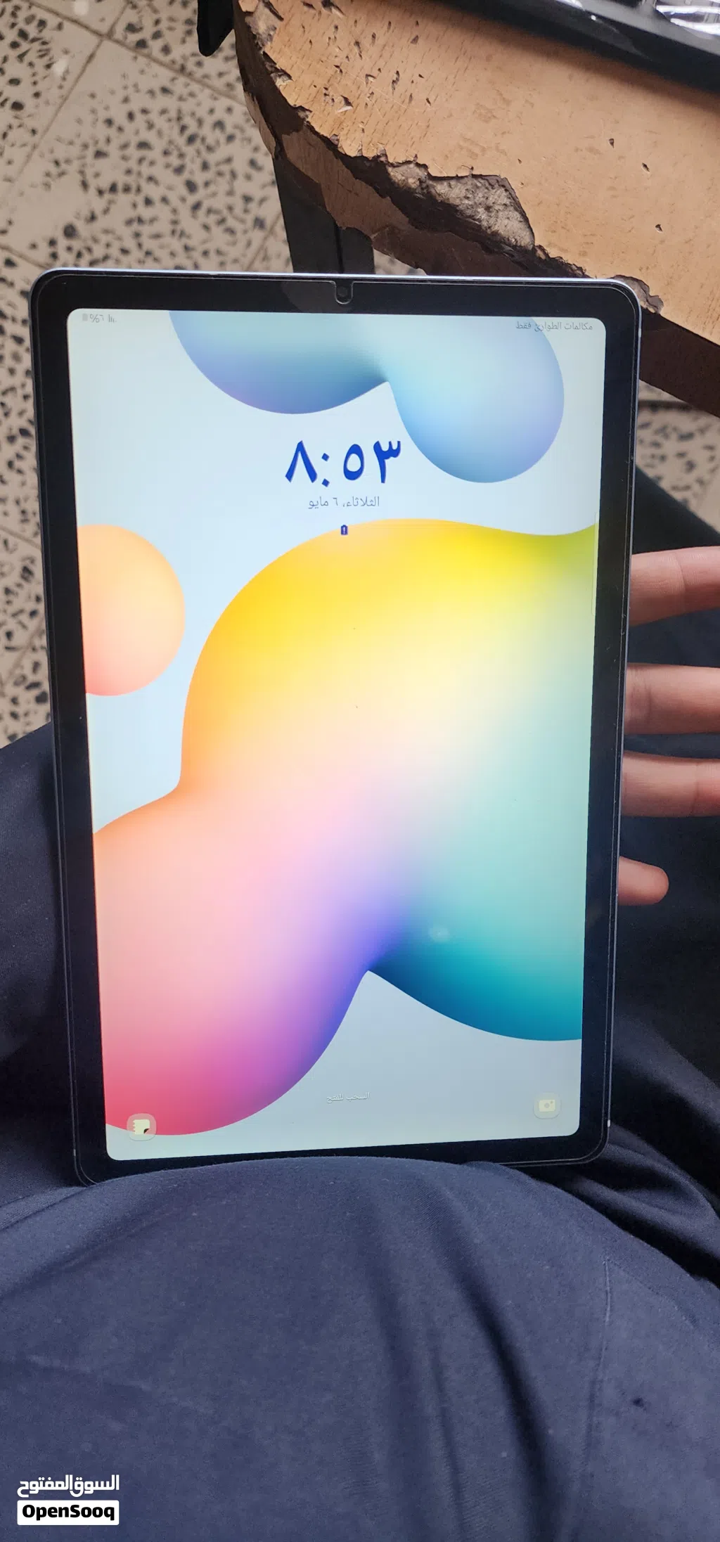 للبيع تابلت نضيف جدا ناقصه الكرتون