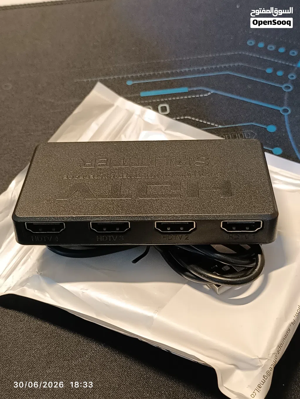 موزع hdmi ينطيك 4 منافذ سعرة 8 الف