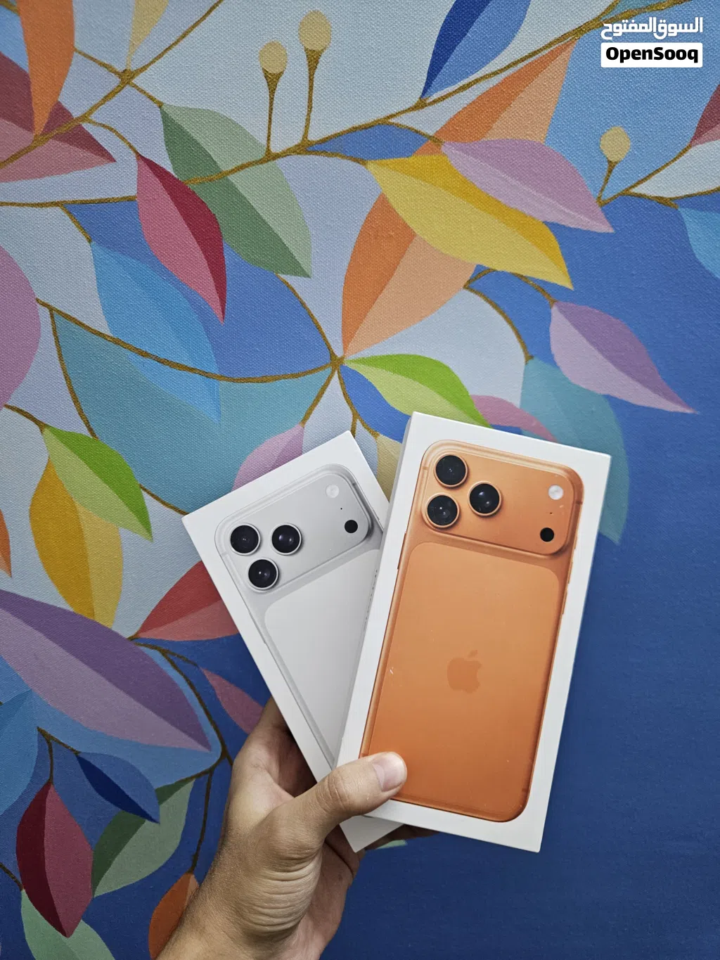 iPhone 17 Pro Max 256GB جديد مسكر بالكرتونة بكفالة لمدة سنة كاملة من شركة Apple