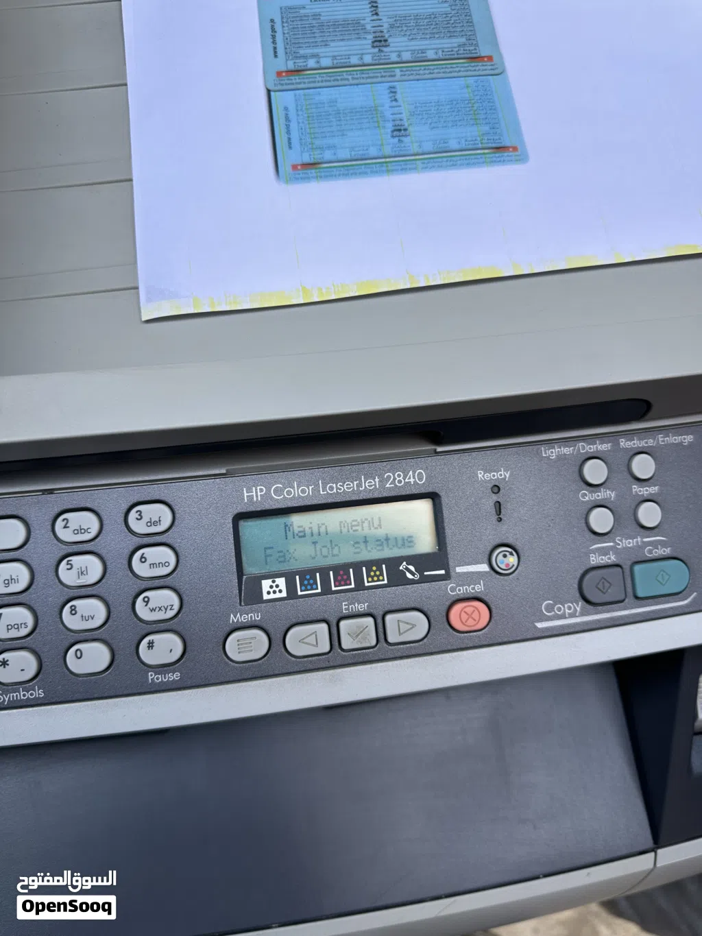 طابعة ليزر ملونة متعددة الوظائف HP Color LaserJet 2840 (بحالة ممتازة) عشاق الإنتاجية والأعمال