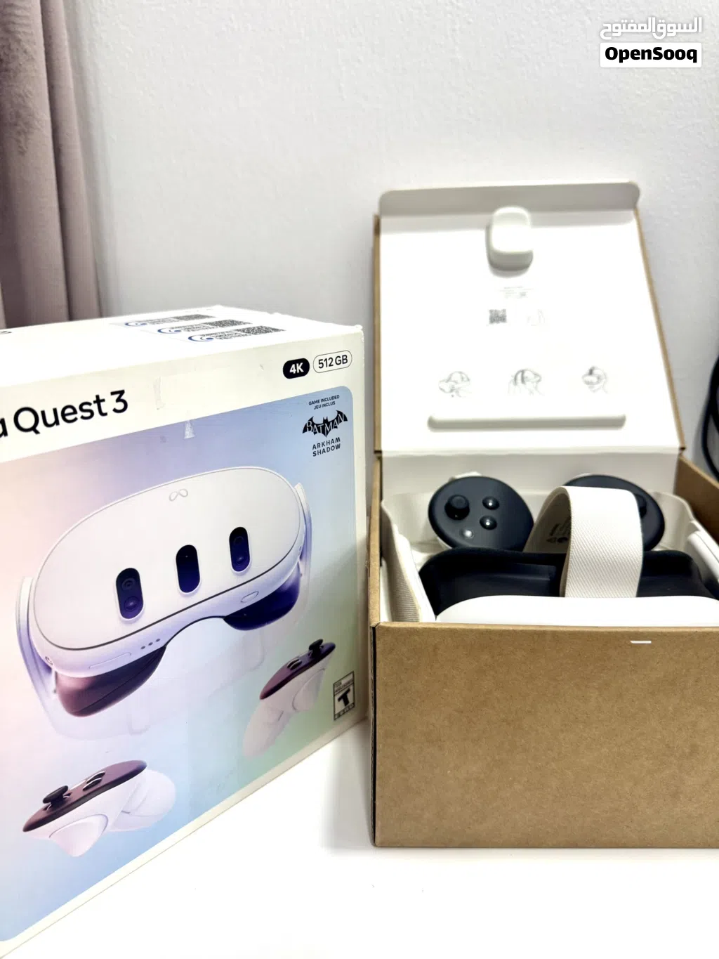 للبيع Meta Quest 3 (512GB) – حالة ممتازة – يدعم 4K