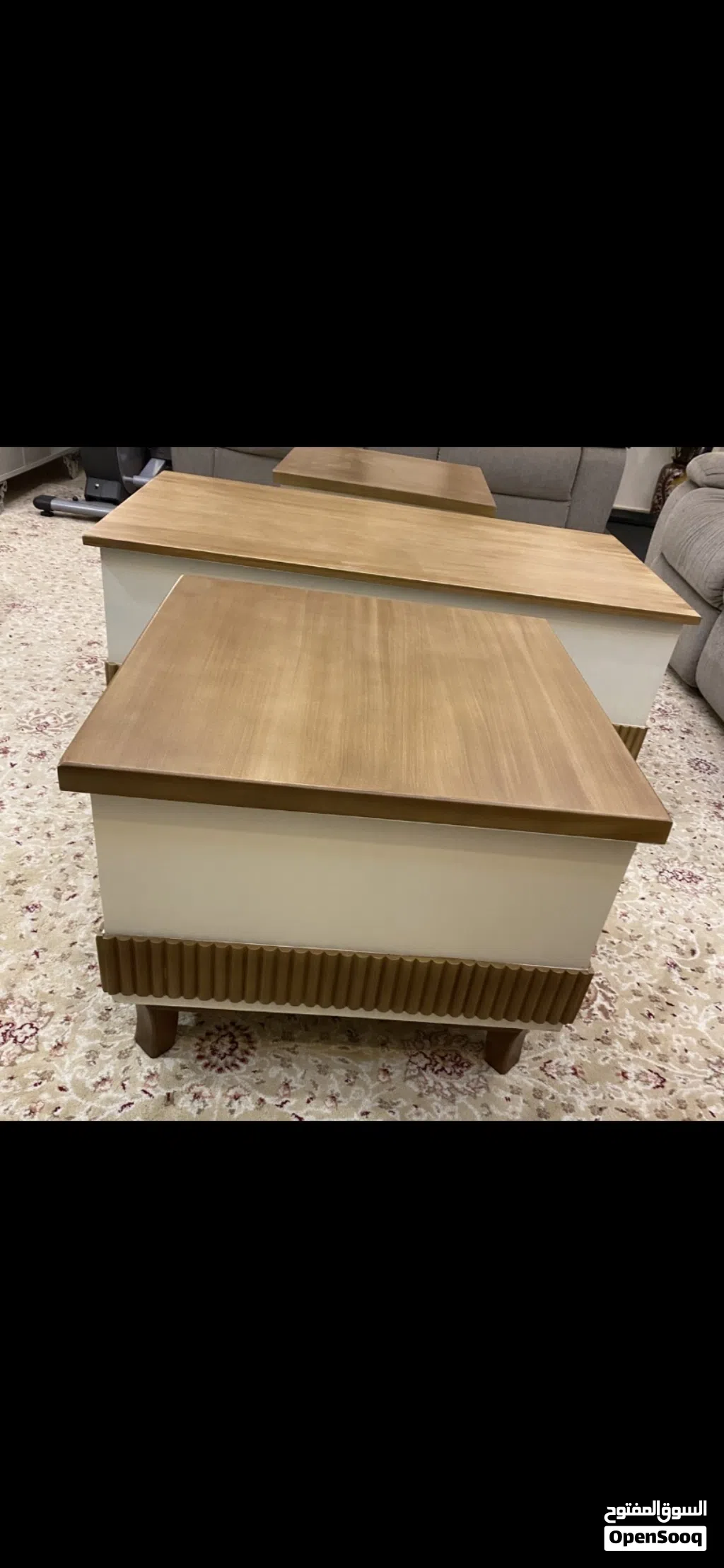 طقم طاولات جديد 3 قطع