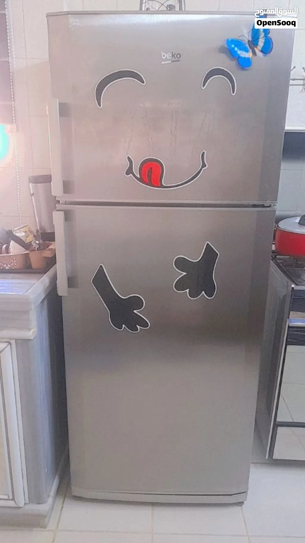 تلاجة بيكو بحاله ممتازه للبيع