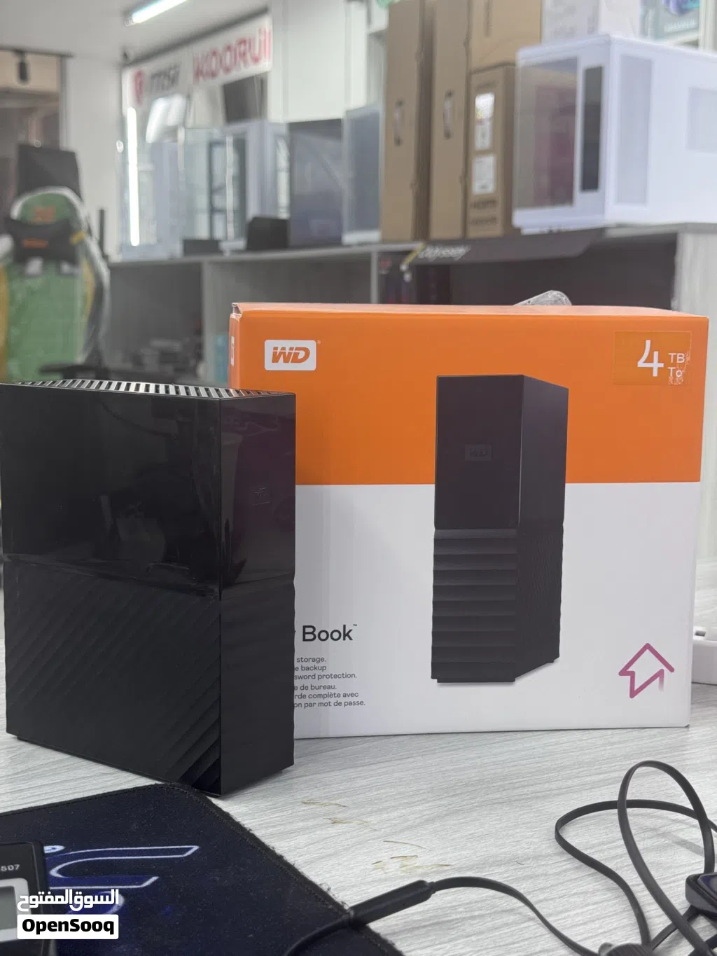 اكستيرنال external HDD 4TB هيلث 100٪ بحالة جديد