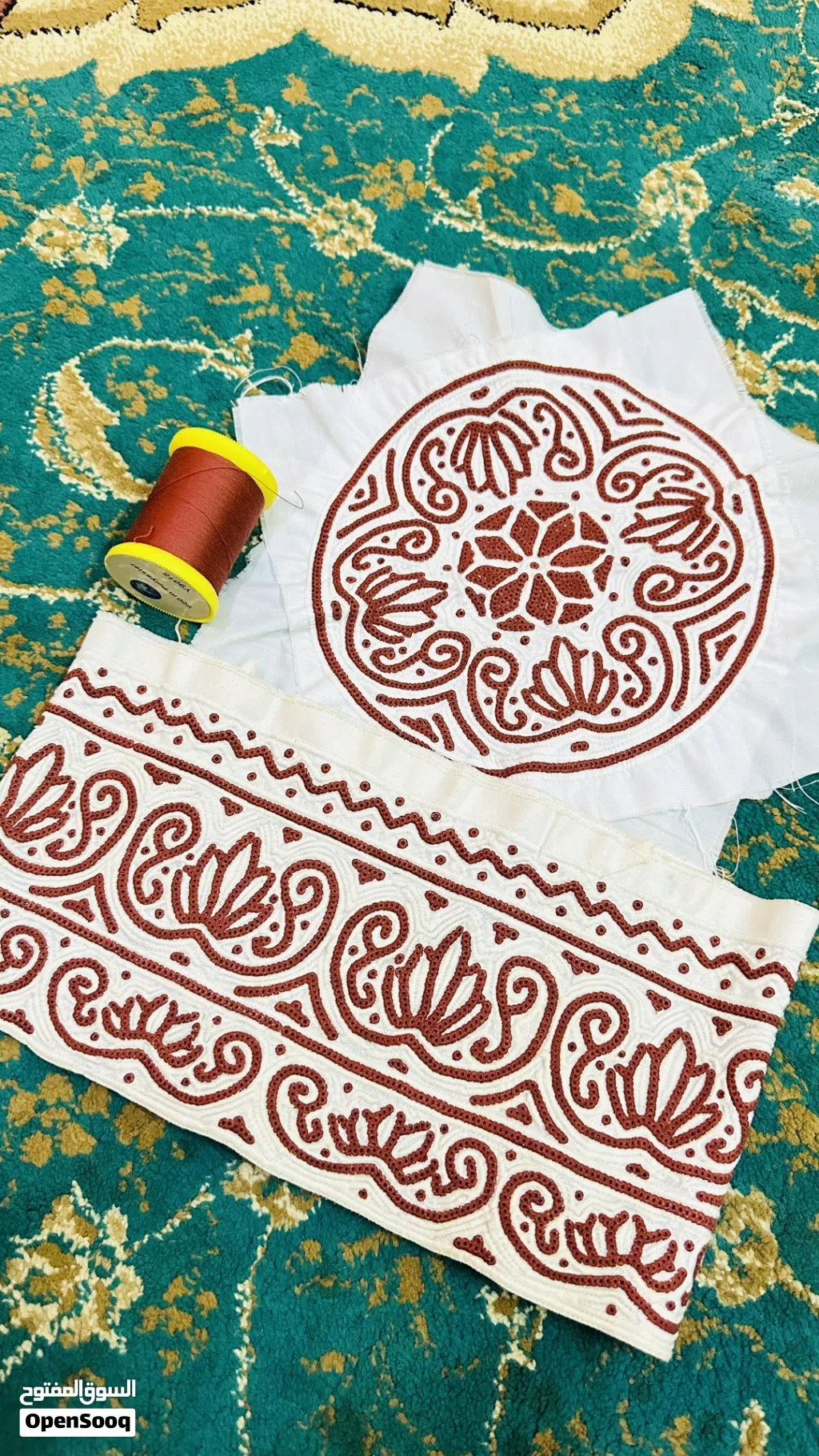 كمة عمانية خياطة يد عمانية