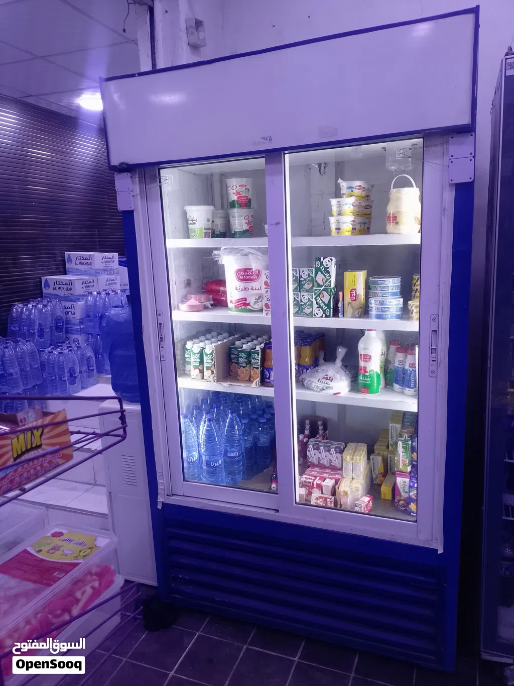 ثلاجة عرض بابين نخب ج