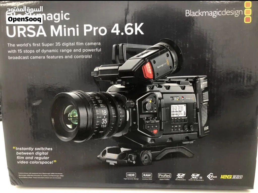 Blackmagic URSA Mini Pro 4.6K كاميرا سينمائية