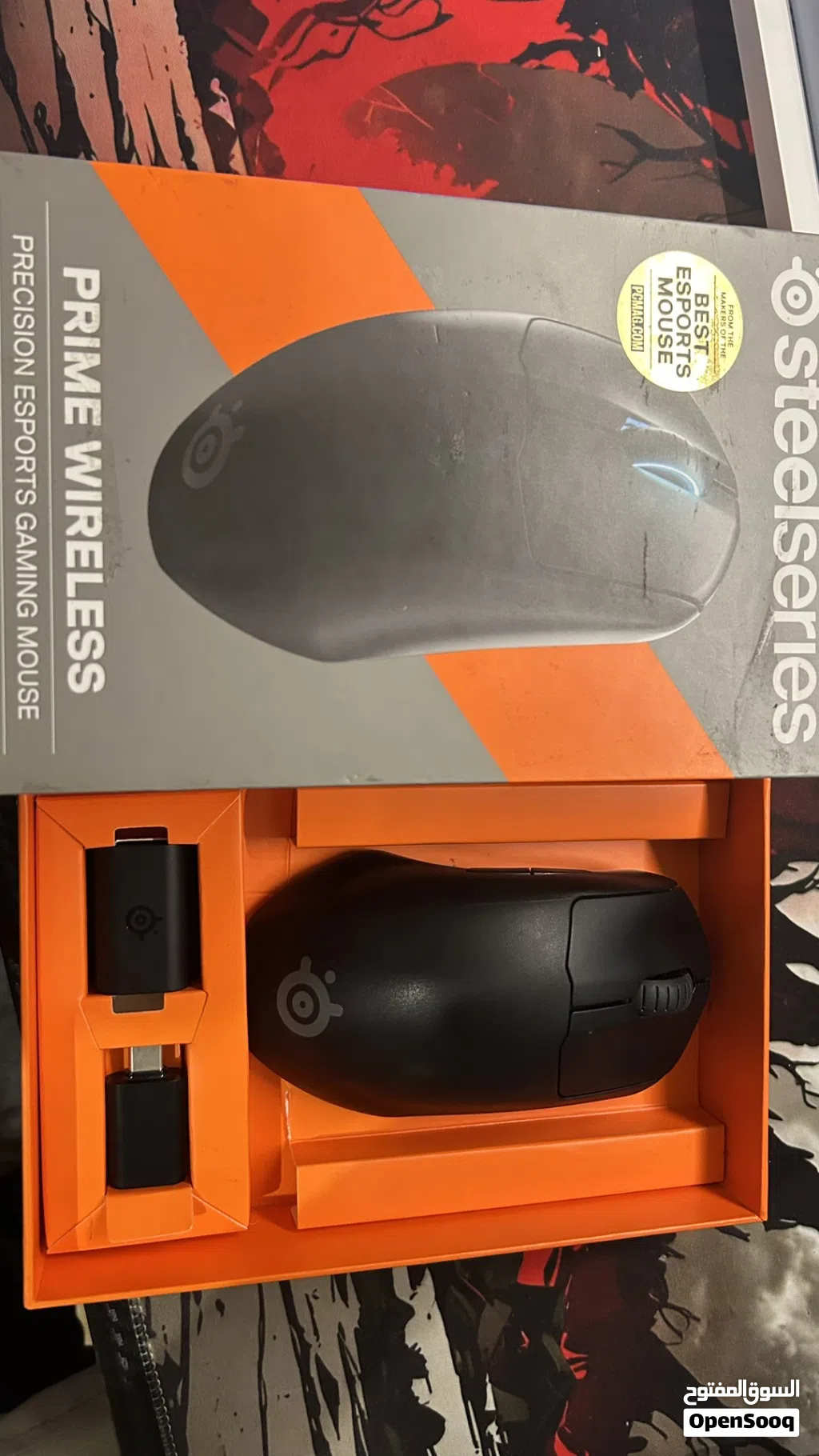 ماوس Steelseries prime wireless خاص بالبطولات