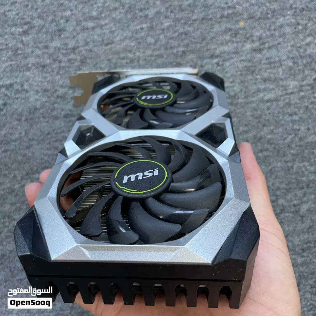 كرت شاشة للبيع MSI RTX 2060 Ventus 6GB OC بحالة ممتازة