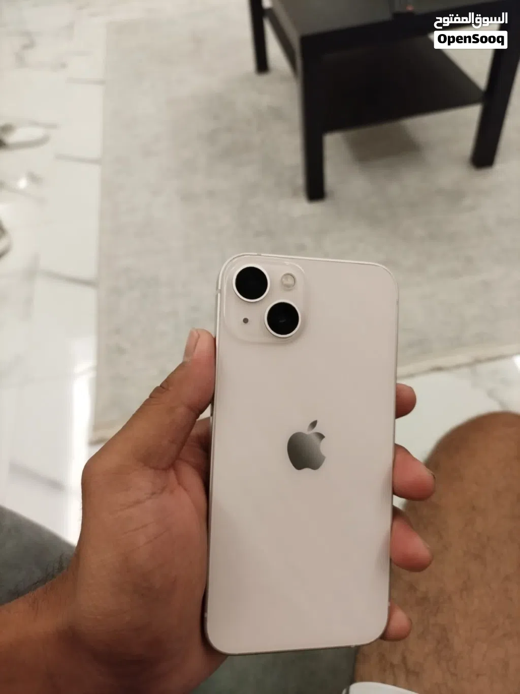 Used Apple iPhone 13 in Pearl White - 128 GB Storage, Excellent Condition