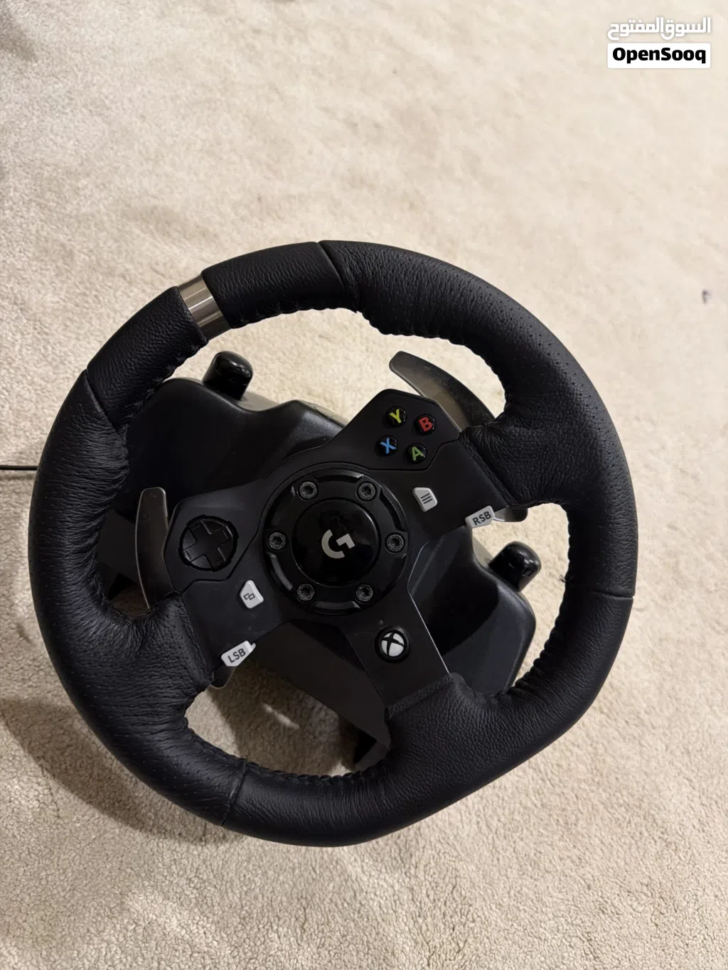 Logitech G920 with Drive Force Shifter and all necessary wires.