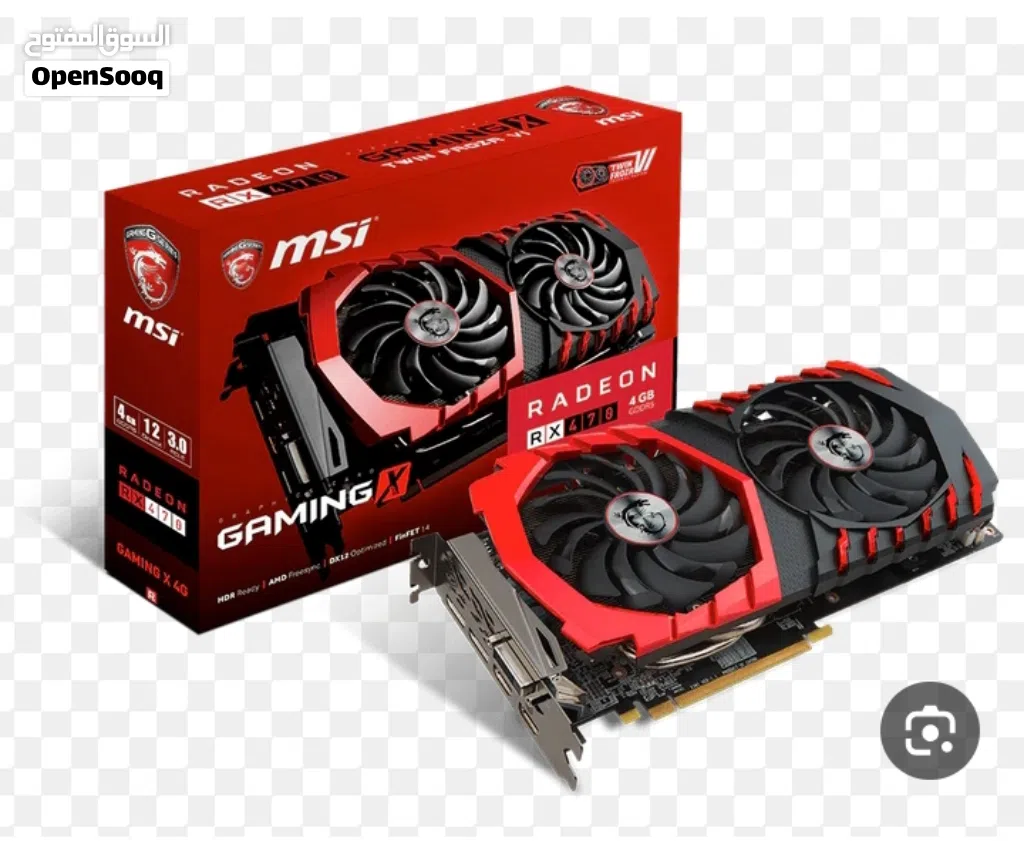 مطلوب كرت rx470 4gb مستعمل نضيف بي400د