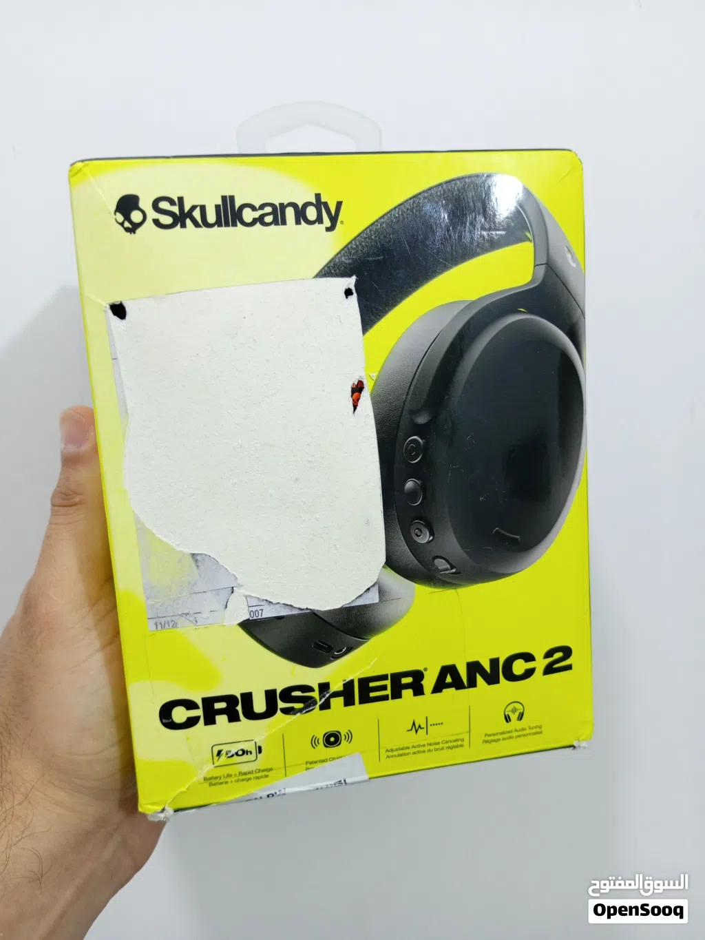 سماعة Skullcandy Crusher ANC 2 الأصلية: عزل صوت خرافي وبيس يزهر بالرأس، عيش الأجواء بكافيها!