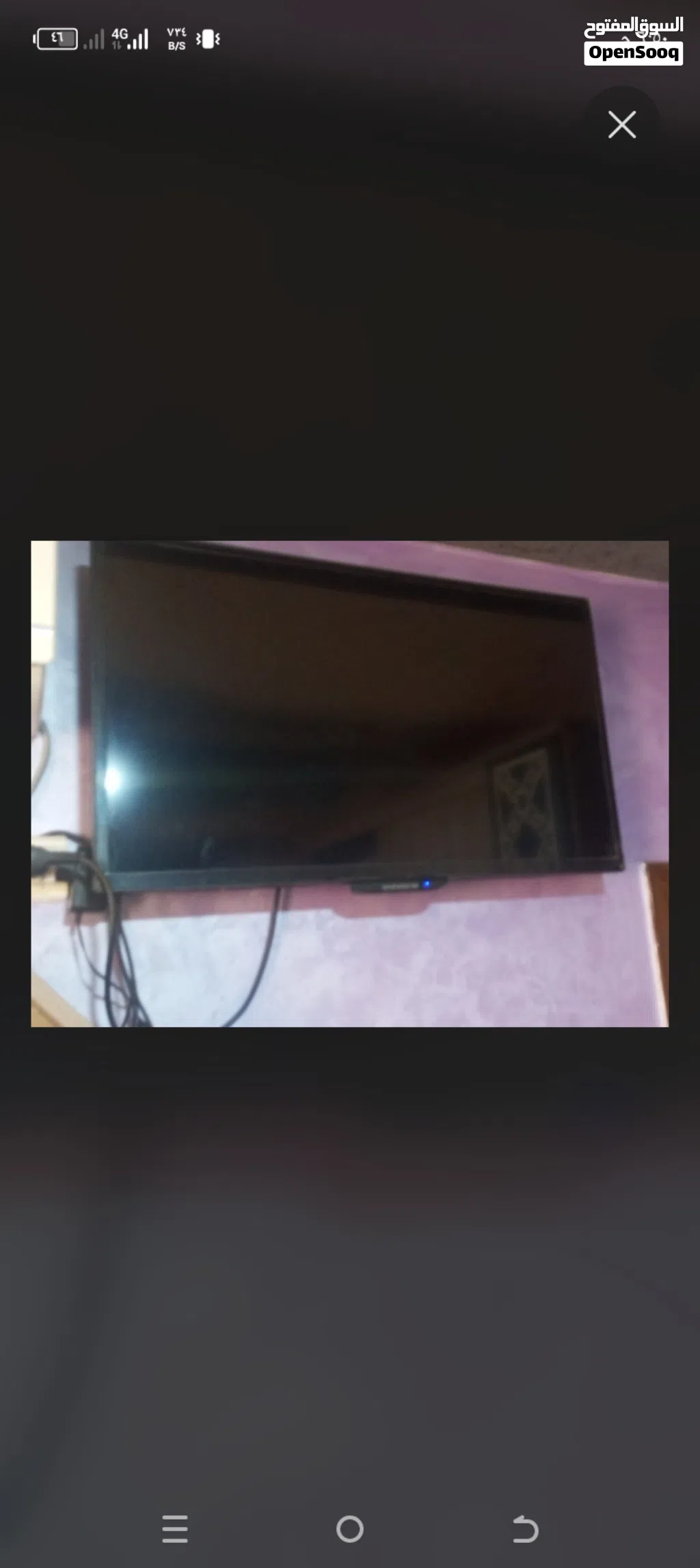شاشة ديو مستعملة مع رسيفر مجيك