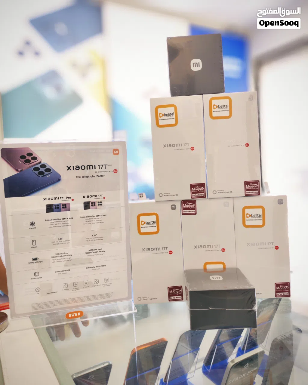 Brand New Xiaomi Mobile Phone XIAOMI 17T AND 17T PRO 256GB,512GB, 1TB WHITE BLUE VOILET BLACK
