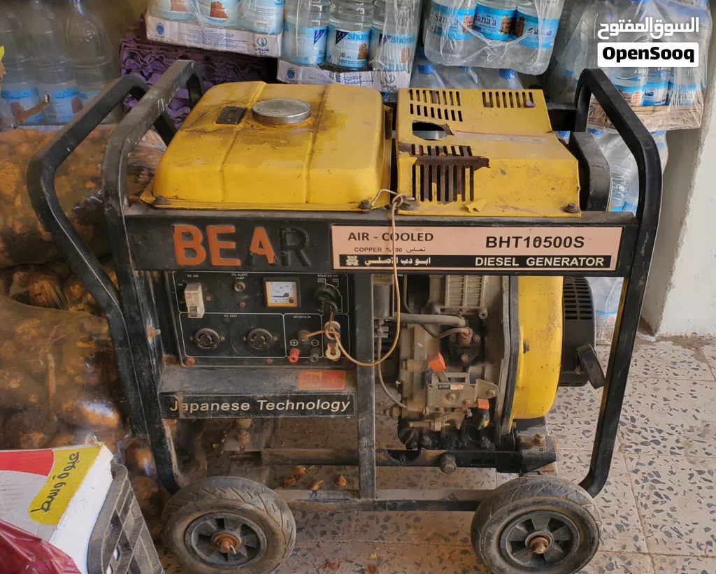 مولد كهربائي ديزل (BEAR) بقوة 7 KW - نظيف للبيع