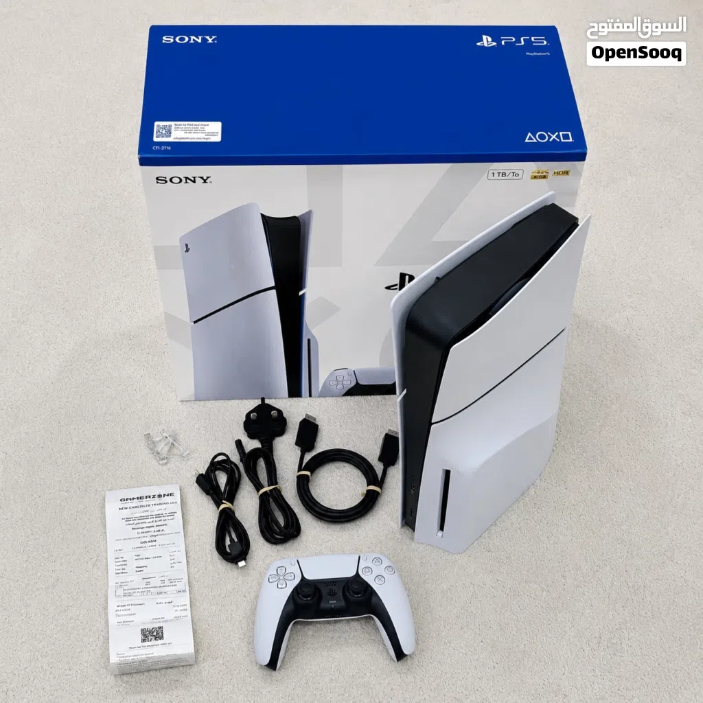 Ps5 slim cd version with 1 year warranty