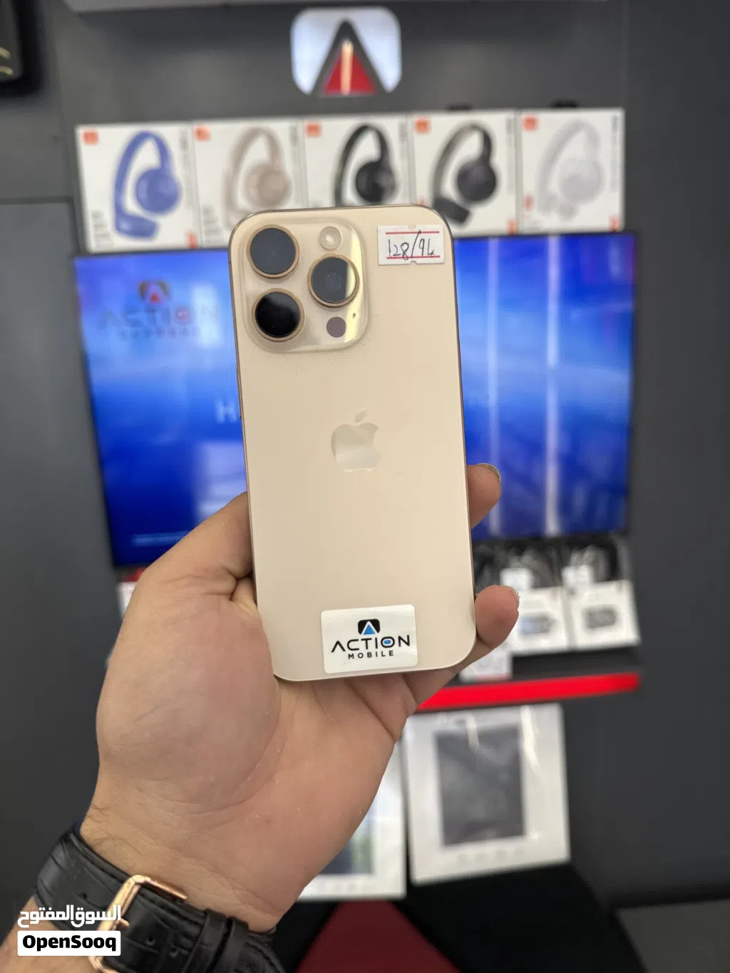 ⁦⁦iPhone⁩⁩ ⁦⁦16⁩⁩ ⁦⁦pro⁩⁩ ⁦⁦128⁩⁩ ⁦⁦used⁩⁩ ///////مستخدم بحالة  وارد أمريكي اصلي الجديد حرفيا ولا ربع خدش