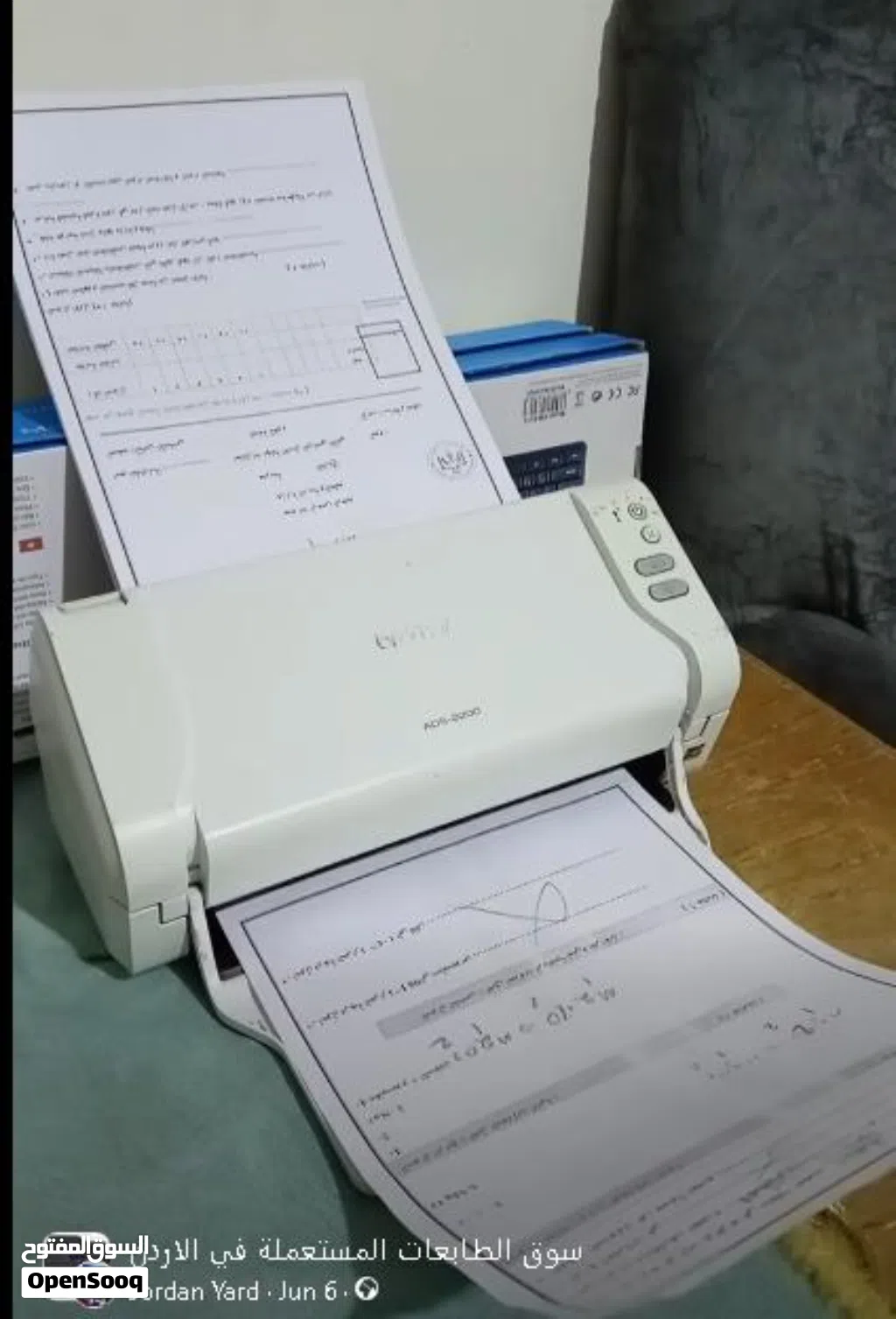 سكانر Scanner، ماسح ضوئي (ملون + أبيض وأسود) + مسح ضوئي عالي الكفاءة، على الوجهين (دبل double)،