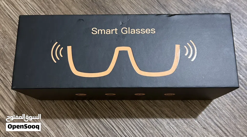 ظارة ذكية مميزة (Smart Glasses) مع كاميرا وسماعات بلوتوث - بحالة جديدة للبيع