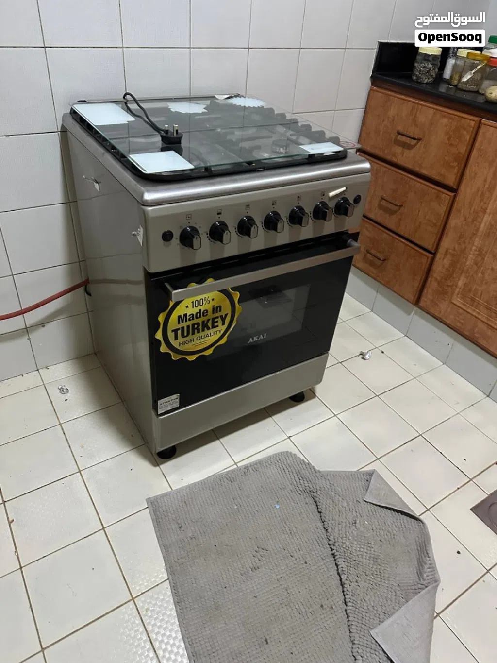 4 burner gas cooking range