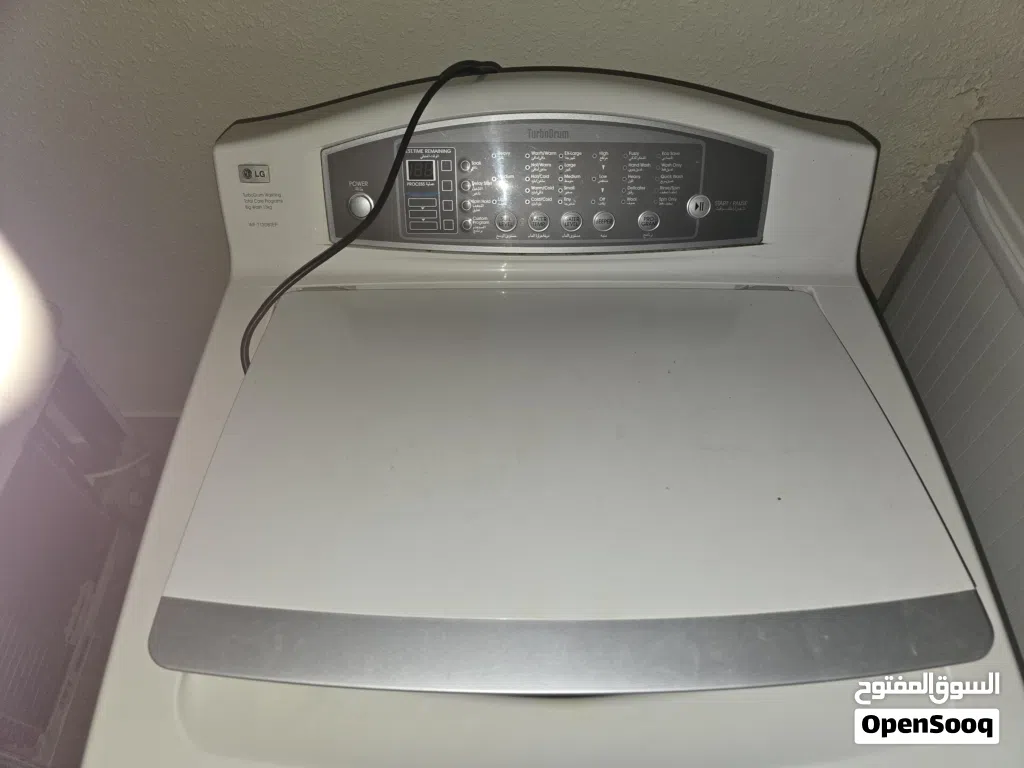 غسالة LG 13 kg حجم الغسالة الغسالة بصحة جيدة وتعمل بشكل ممتاز