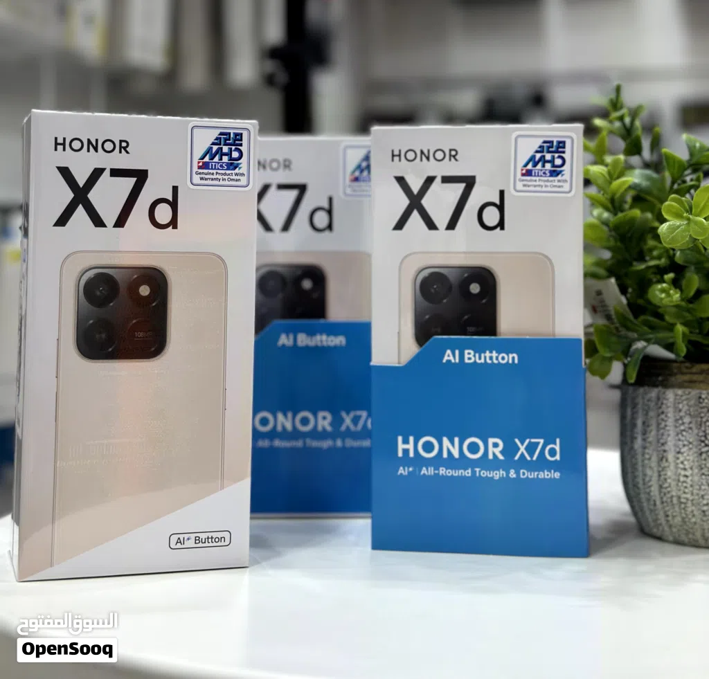 عرض خاص : honor x7D 256gb الهاتف الجديد من هونر مواصفات قويه و سعر مناسب ضمان الوكيل سنة