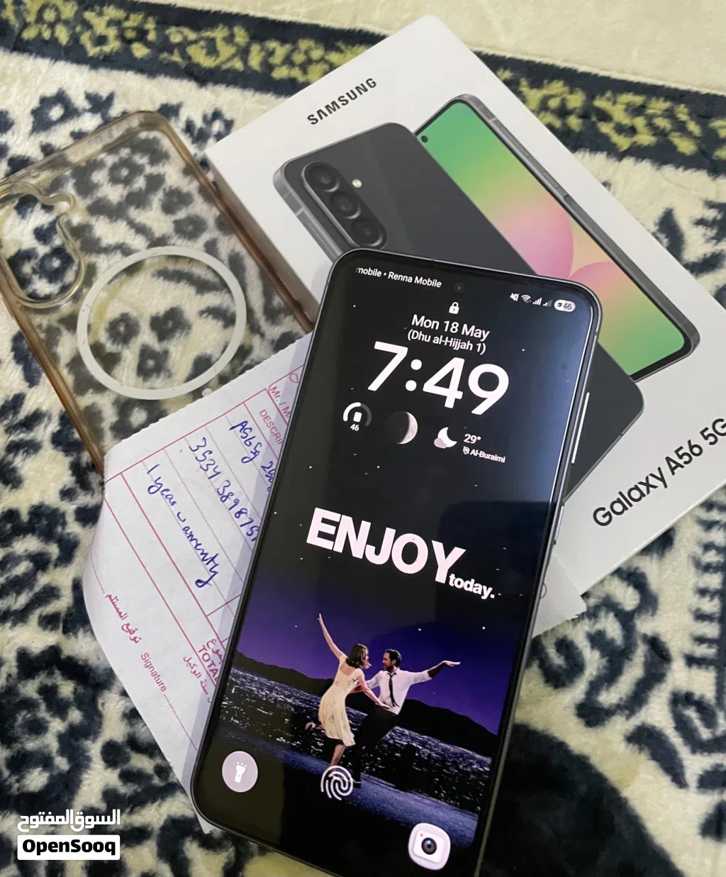 Samsung galaxy A56 256/8 Tra with box and warranty bill