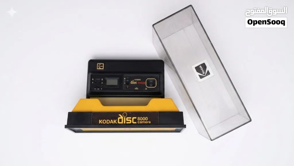 تحفة الثمانينات النادرة – كاميرا Kodak Disc 8000 الأصلية