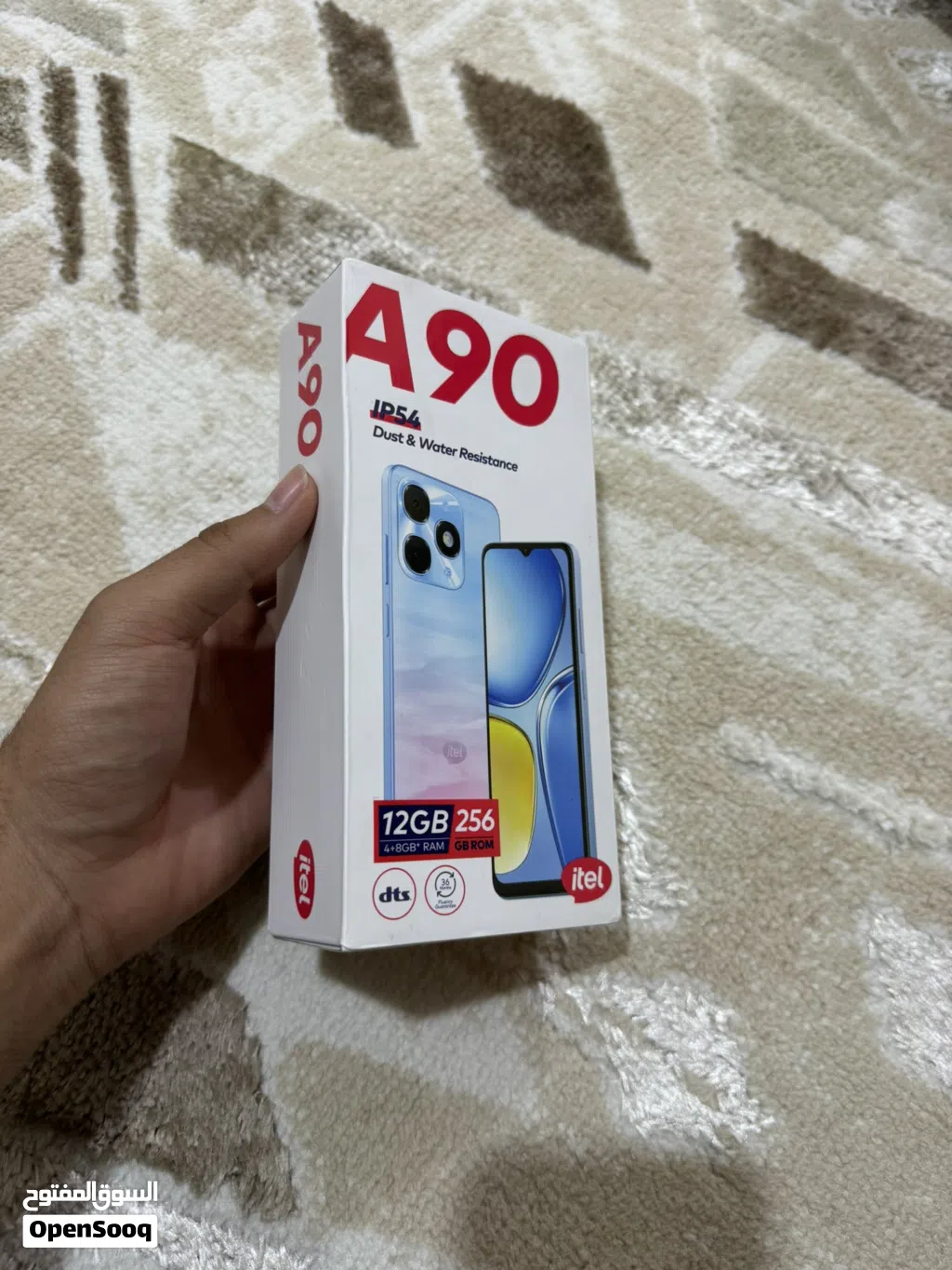 جهاز A90 جديد كامل ملحقاته وياه مستخدم سبوع فقط للبيع وبي مجال هم