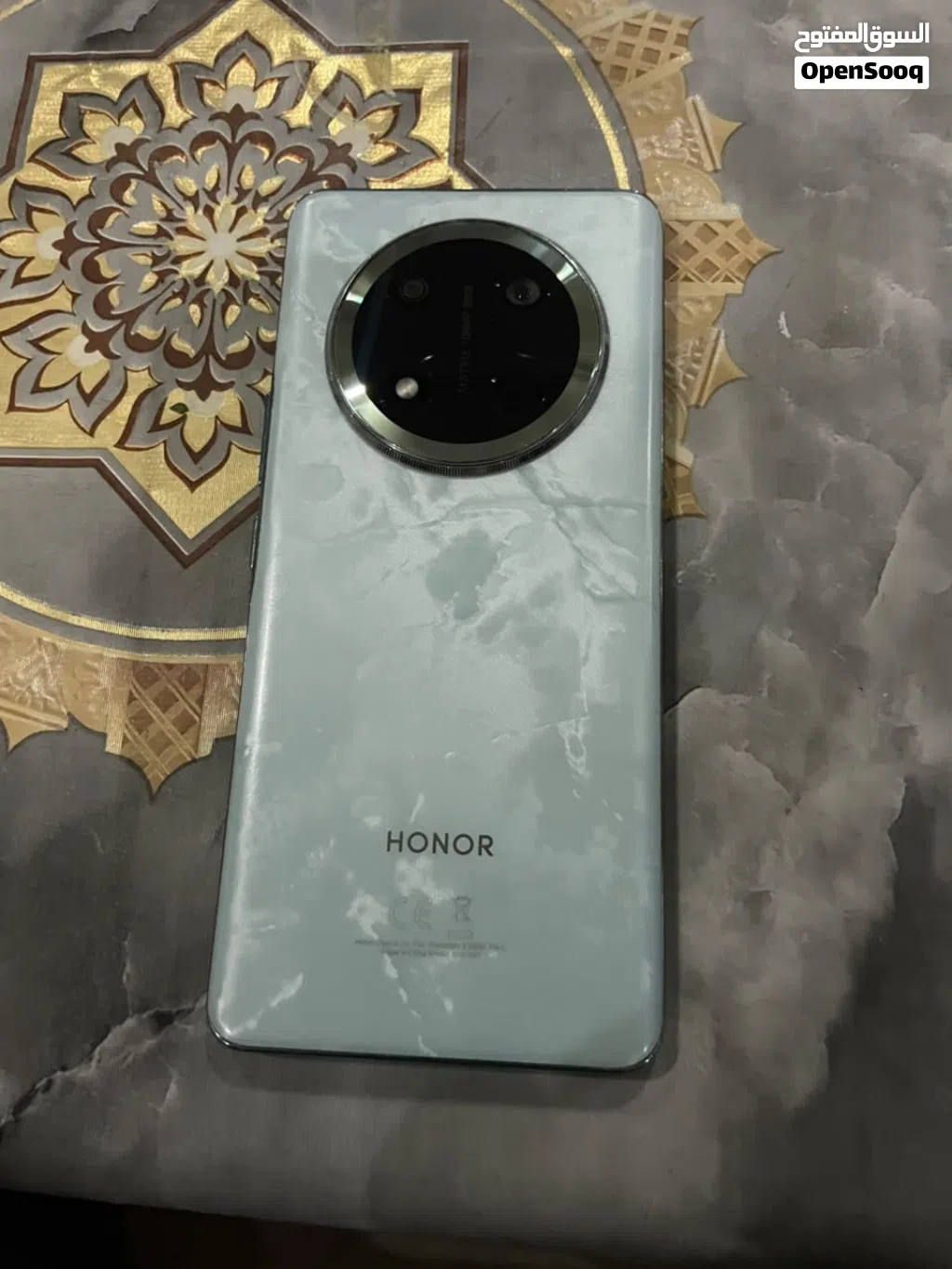 لقطة Honor X9c نظيف جداً 256GB مع 12RAM يدعم 5G، بطارية ضخمة وضد الكسر، السعر 180 دينار