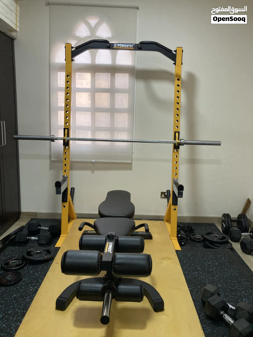 Squat Rack with Bench