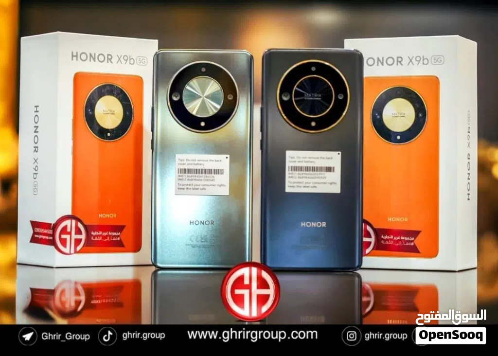 مستعمل اخو الجديد Honer X9p 5G رام 20 جيجا 256 أغراضة والكرتونه الأصلية متوفر توصيل
