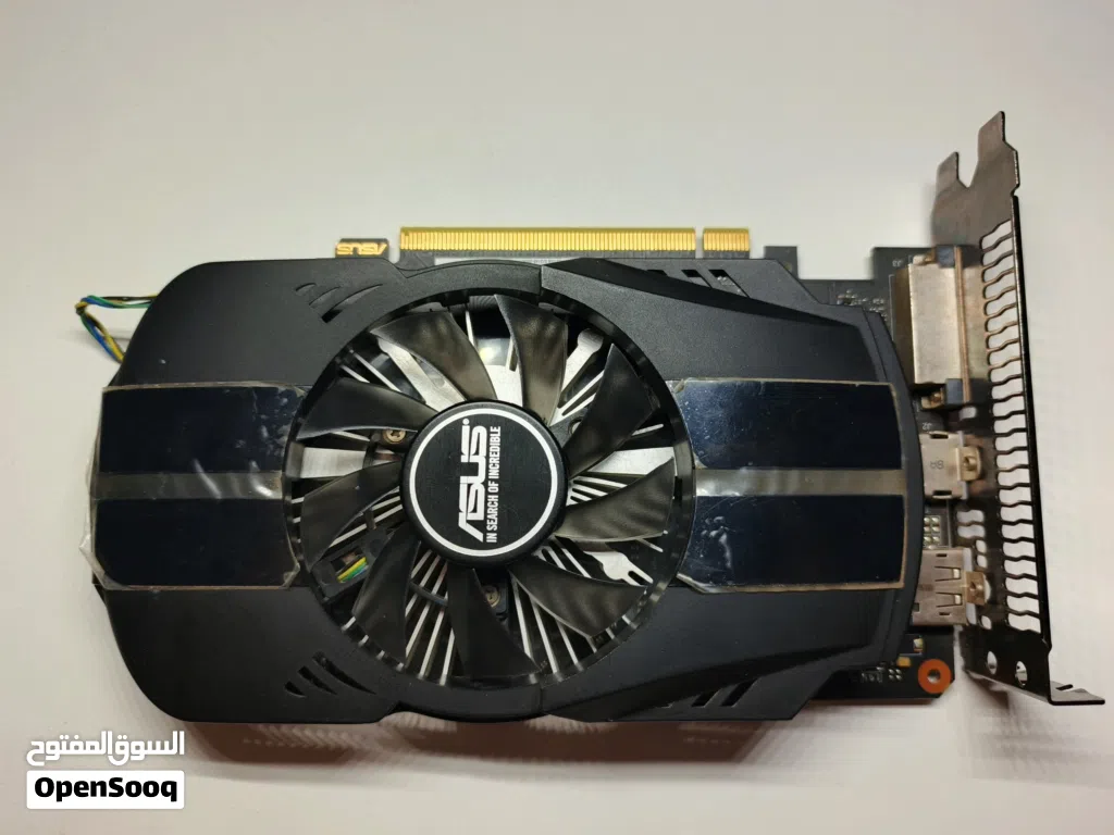 كرت شاشة ASUS Phoenix GTX 1050 Ti 4GB بحالة ممتازة