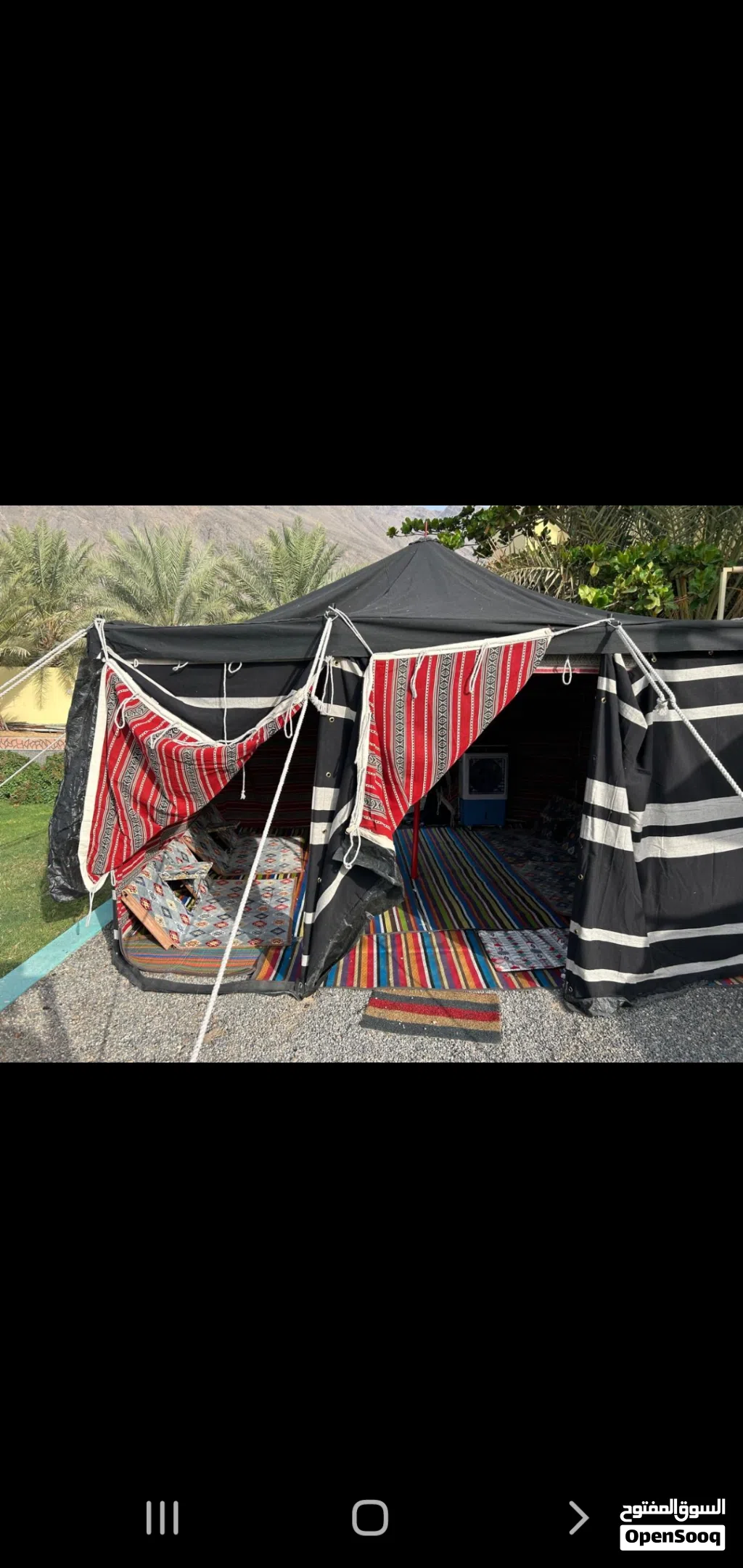 خيمة واسعة للايجار