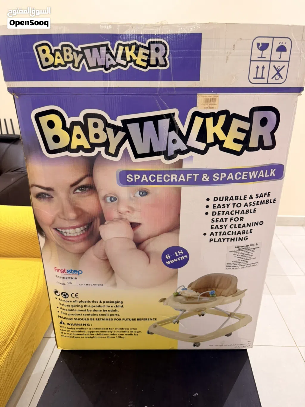 Baby Walker with Box - Excellent Condition