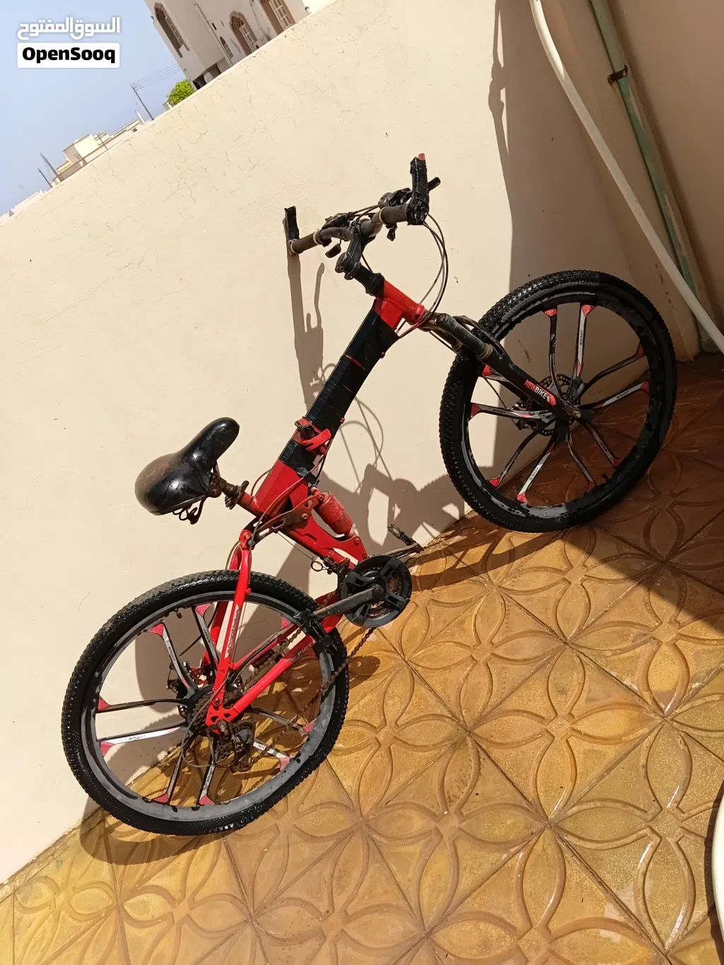 دراجه هوائيه جبليه او للبدل بديك ودجاجه