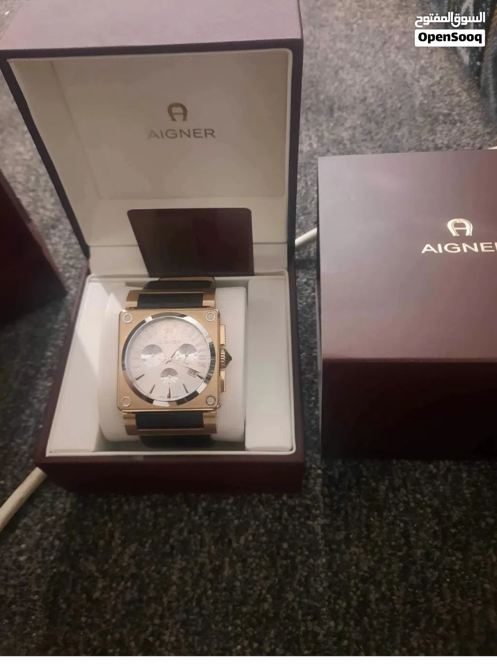 ساعة أجنر (Aigner) رجالية أصلية